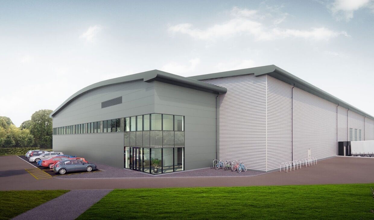 Image for Wrenbridge & Buccleuch’s Axion Warehouse nearing completion