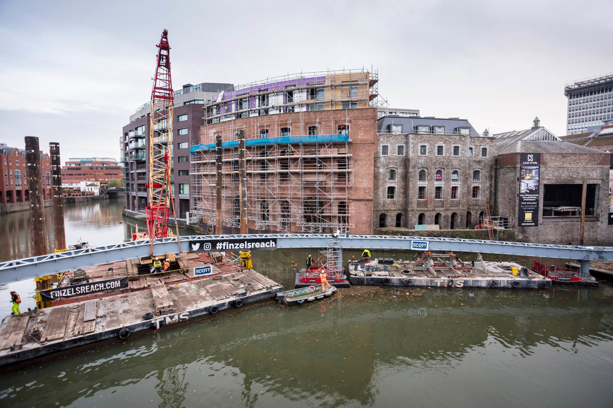 Image for Incredible time-lapse video shows Finzels Reach bridge evolution