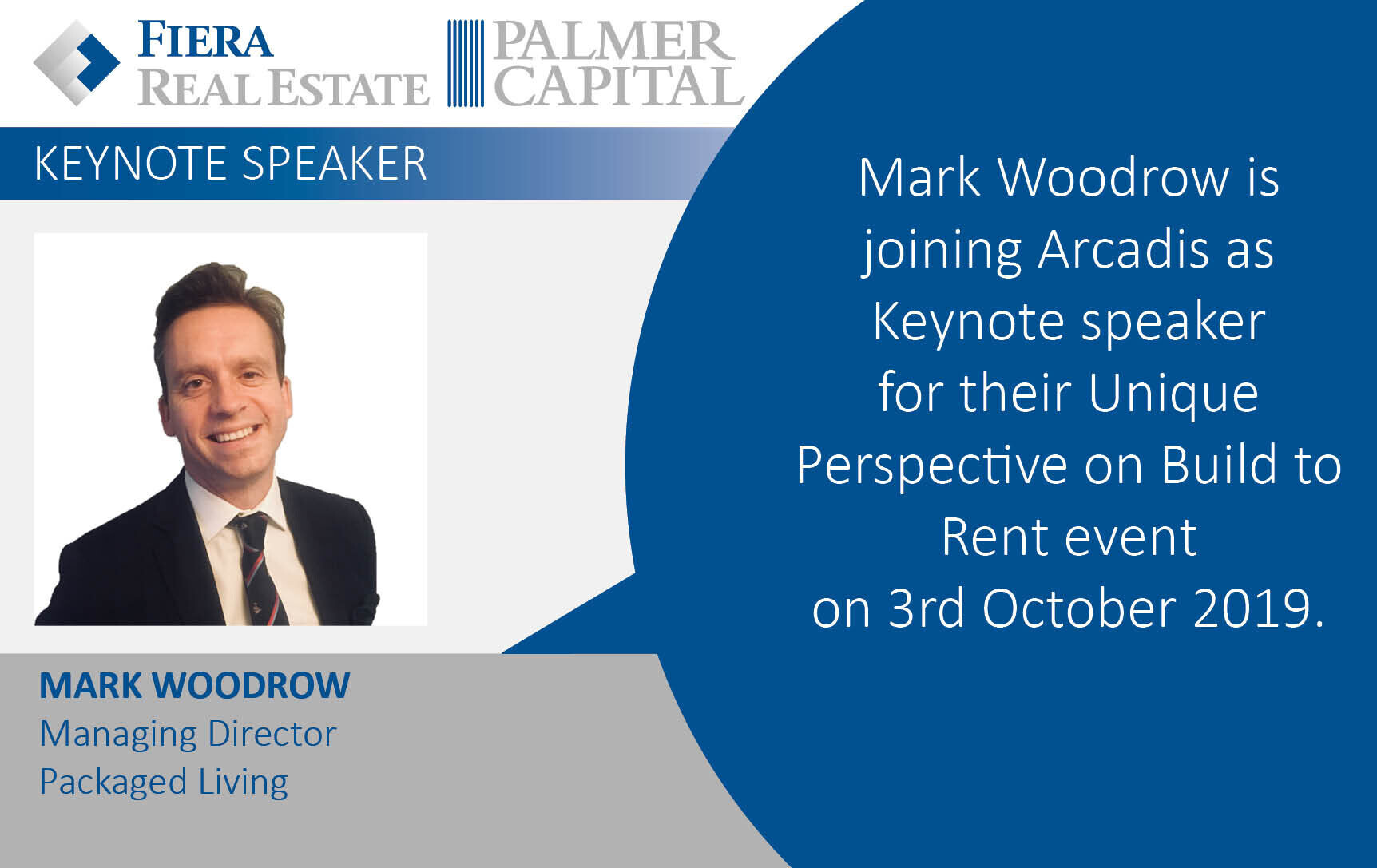 Image for Mark Woodrow, Managing Director at Packaged Living is keynote speaker at BTR event