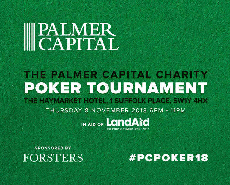 Image for 10 spaces remaining at the Palmer Capital charity poker tournament in aid of LandAid