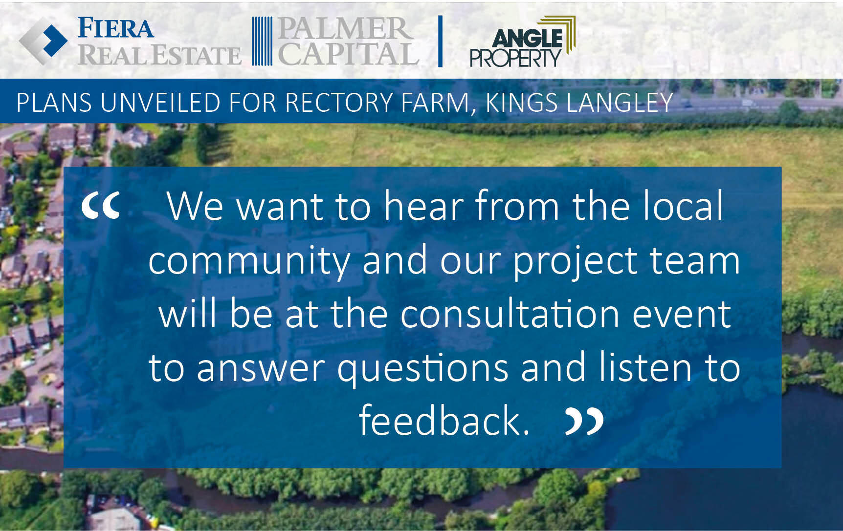 Image for You are invited to the unveiling of Angle Property’s plans for the scheme at Rectory Farm, Kings Langley