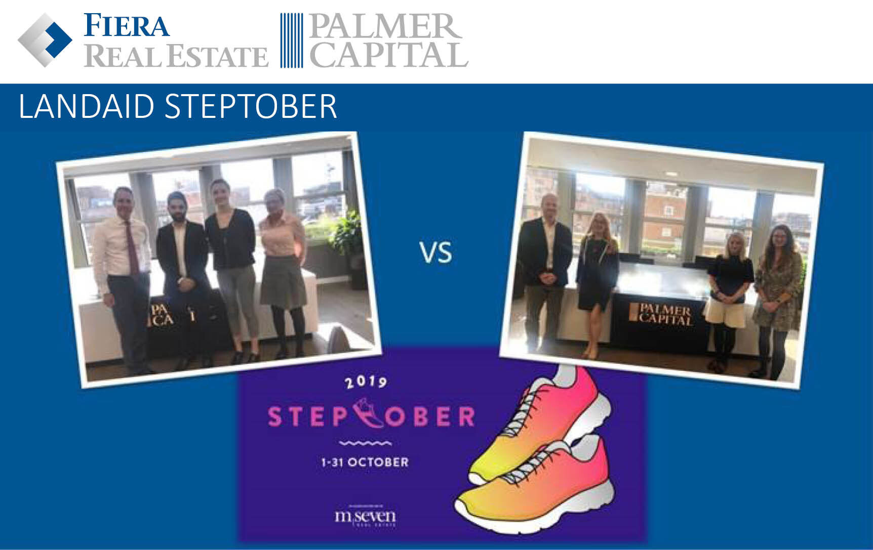 Image for With only two weeks of Steptober left to go, competition is heating up between our two Palmer Capital teams