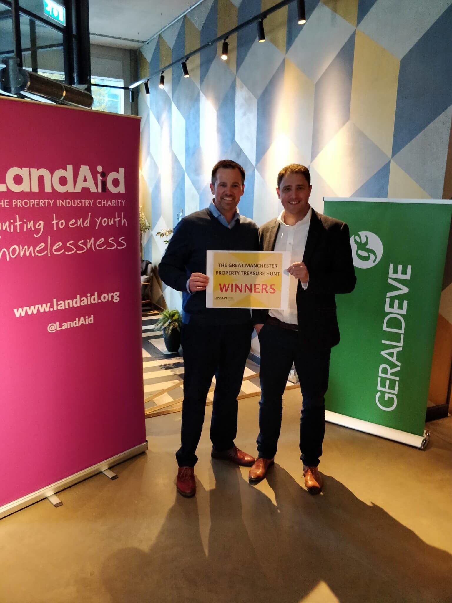Image for Harlex win Gerald Eve LandAid Treasure Hunt!