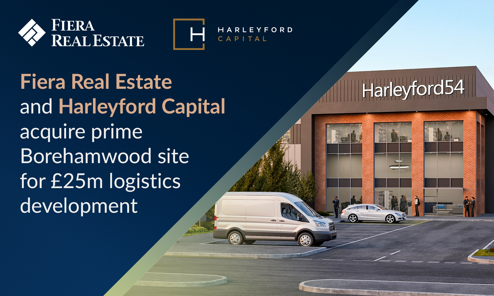 Image for Fiera Real Estate and Harleyford Capital acquire prime Borehamwood site for £25m logistics development