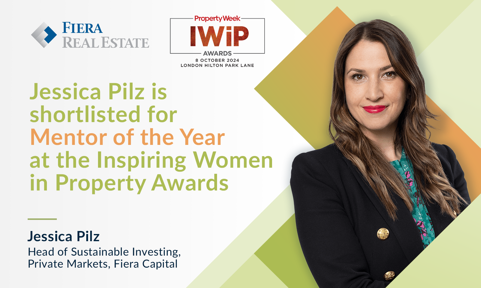 Image for Jessica Pilz Shortlisted for Mentor of the Year