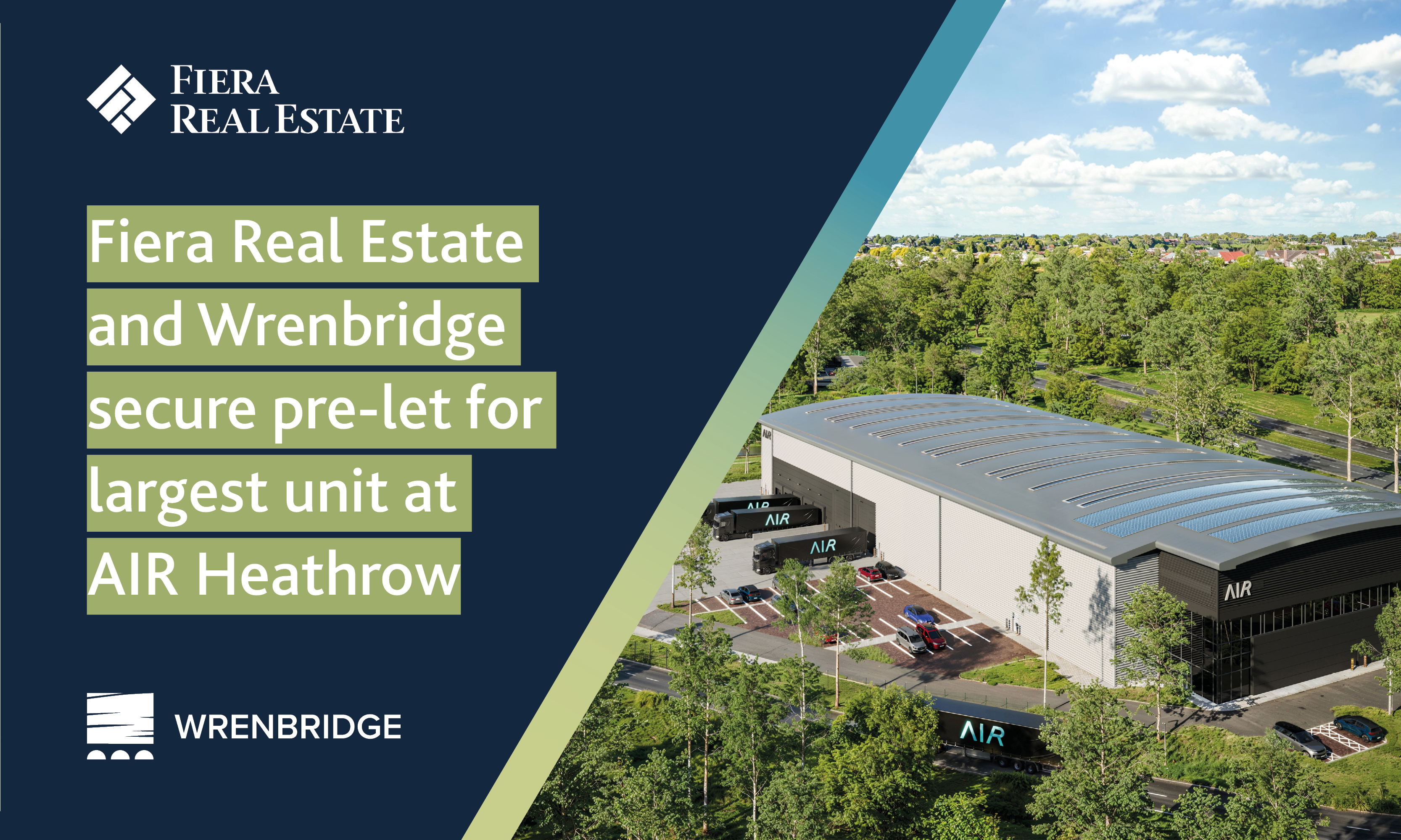 Image for Fiera Real Estate and Wrenbridge Secure Pre-let For Largest Unit at AIR Heathrow