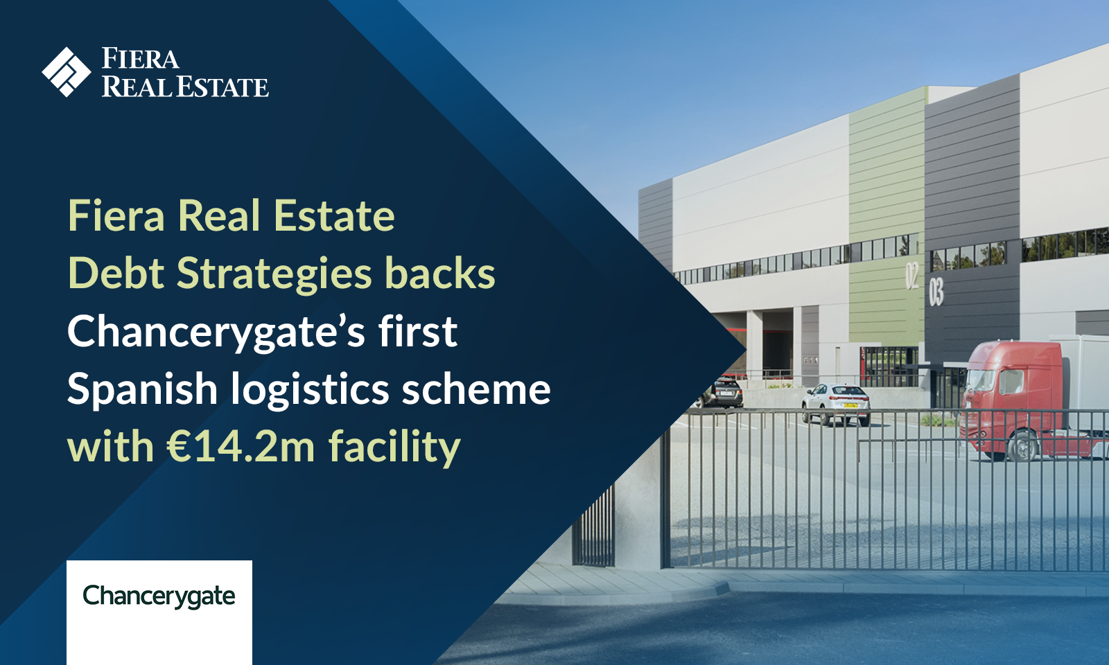 Image for Fiera&nbsp;Real&nbsp;Estate Debt Strategies backs Chancerygate’s first Spanish logistics scheme with €14.2m facility