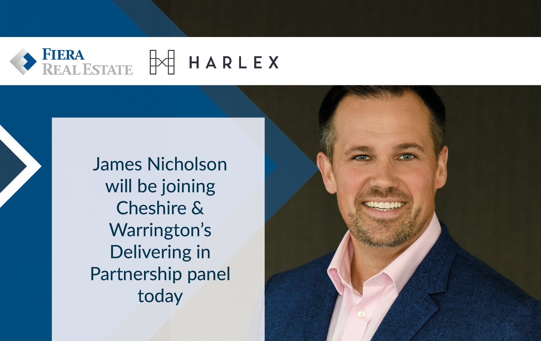Image for James Nicholson of Harlex Property is joining Cheshire & Warrington’s Delivering in Partnership panel