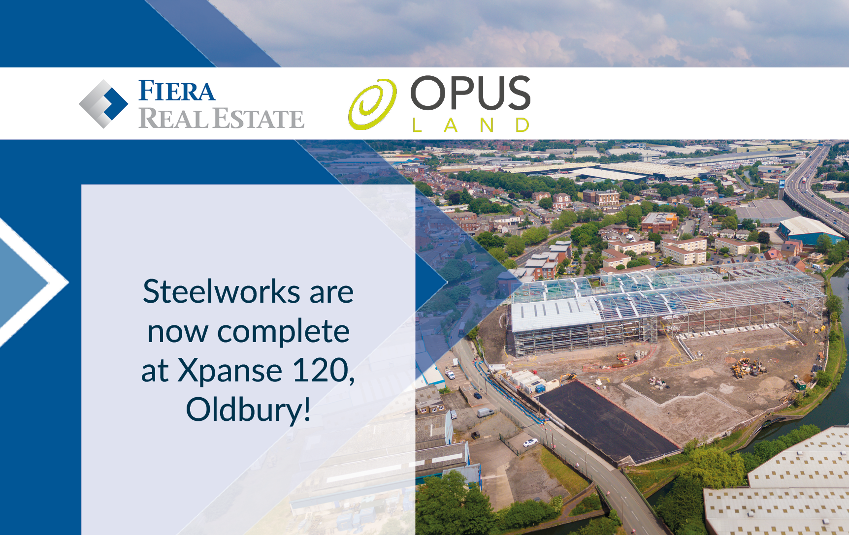 Image for Steelworks are now complete at Xpanse 120, Oldbury