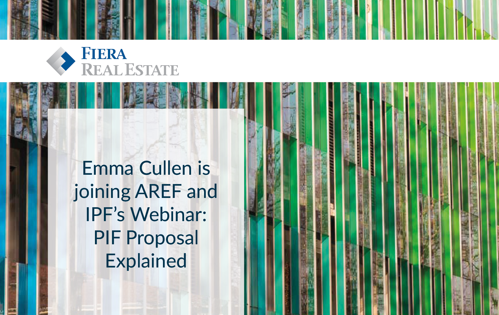 Image for Emma Cullen is joining AREF and IPF&#8217;s Webinar: PIF Proposal Explained