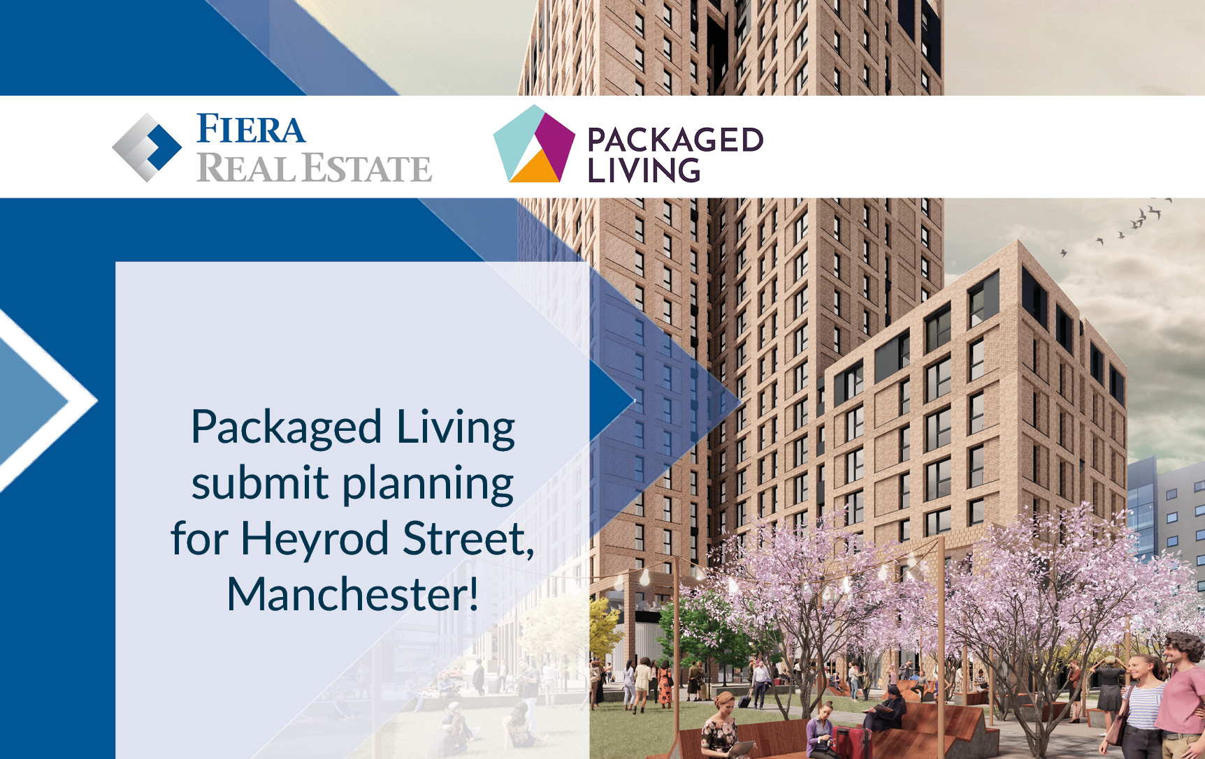 Image for Packaged Living submit planning for new square and homes at Piccadilly East, Manchester