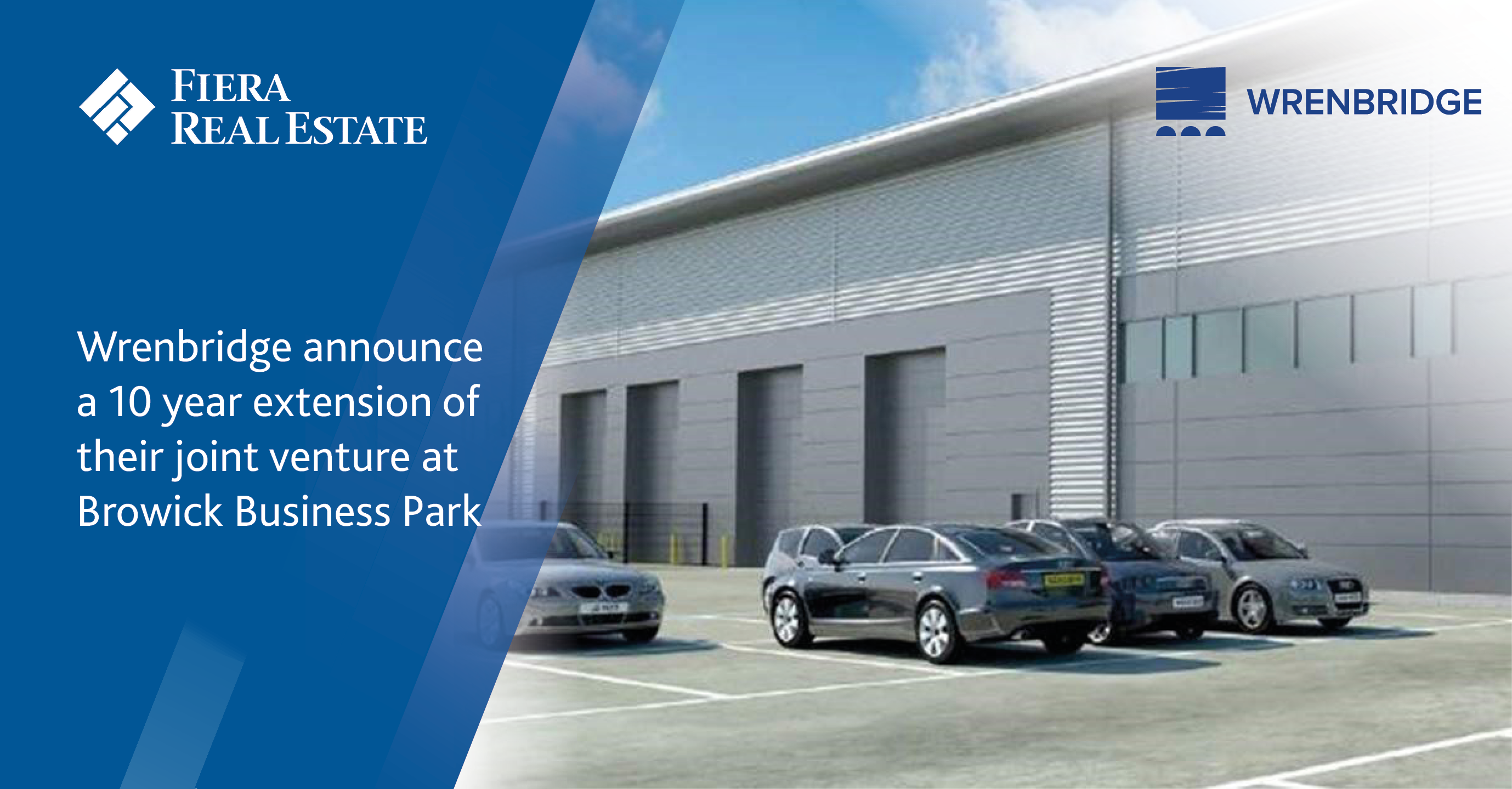 Image for Wrenbridge announce a 10 year extension of their joint venture at Browick Business Park