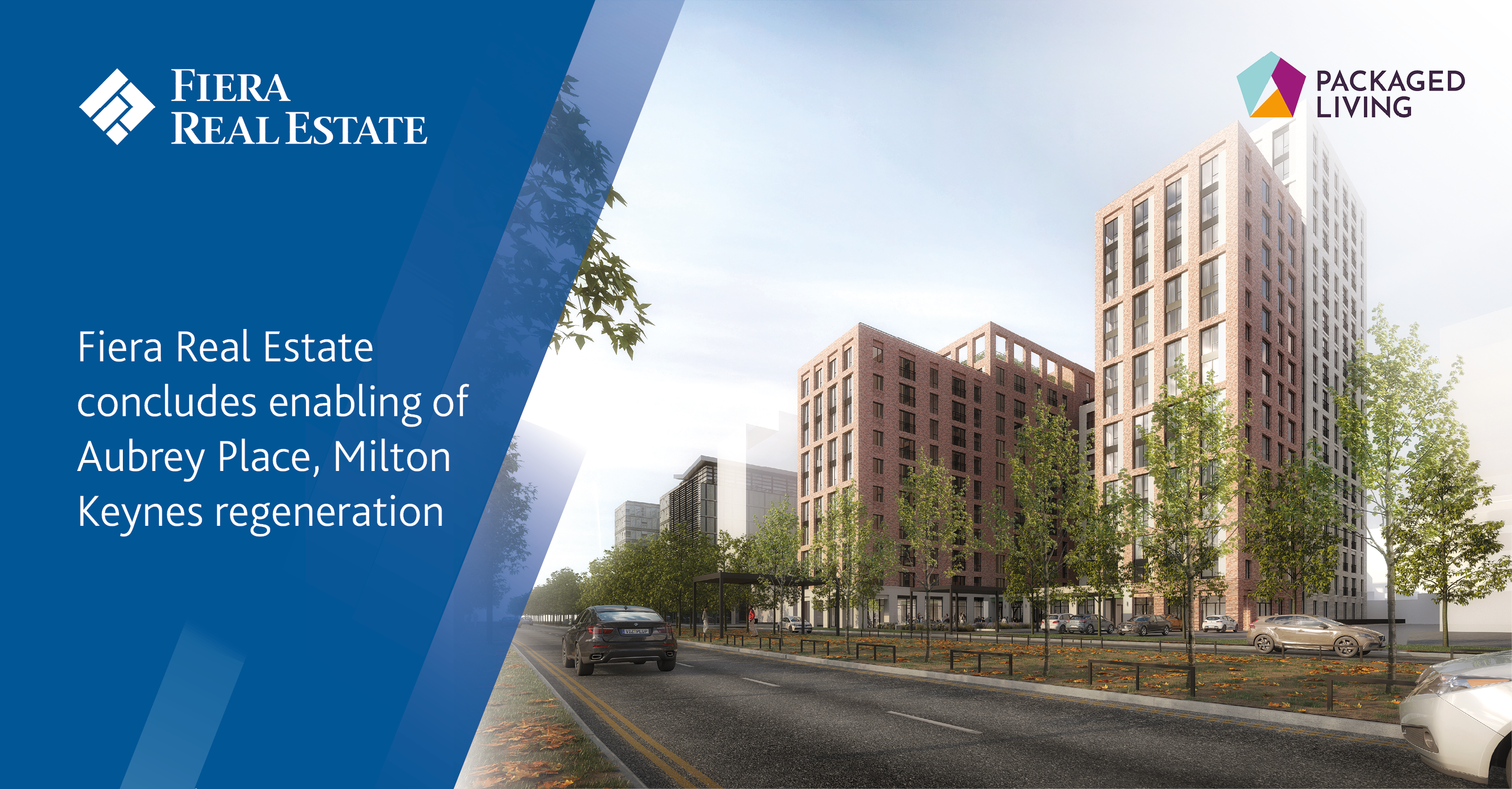 Image for Fiera Real Estate concludes enabling of Aubrey Place, Milton Keynes regeneration