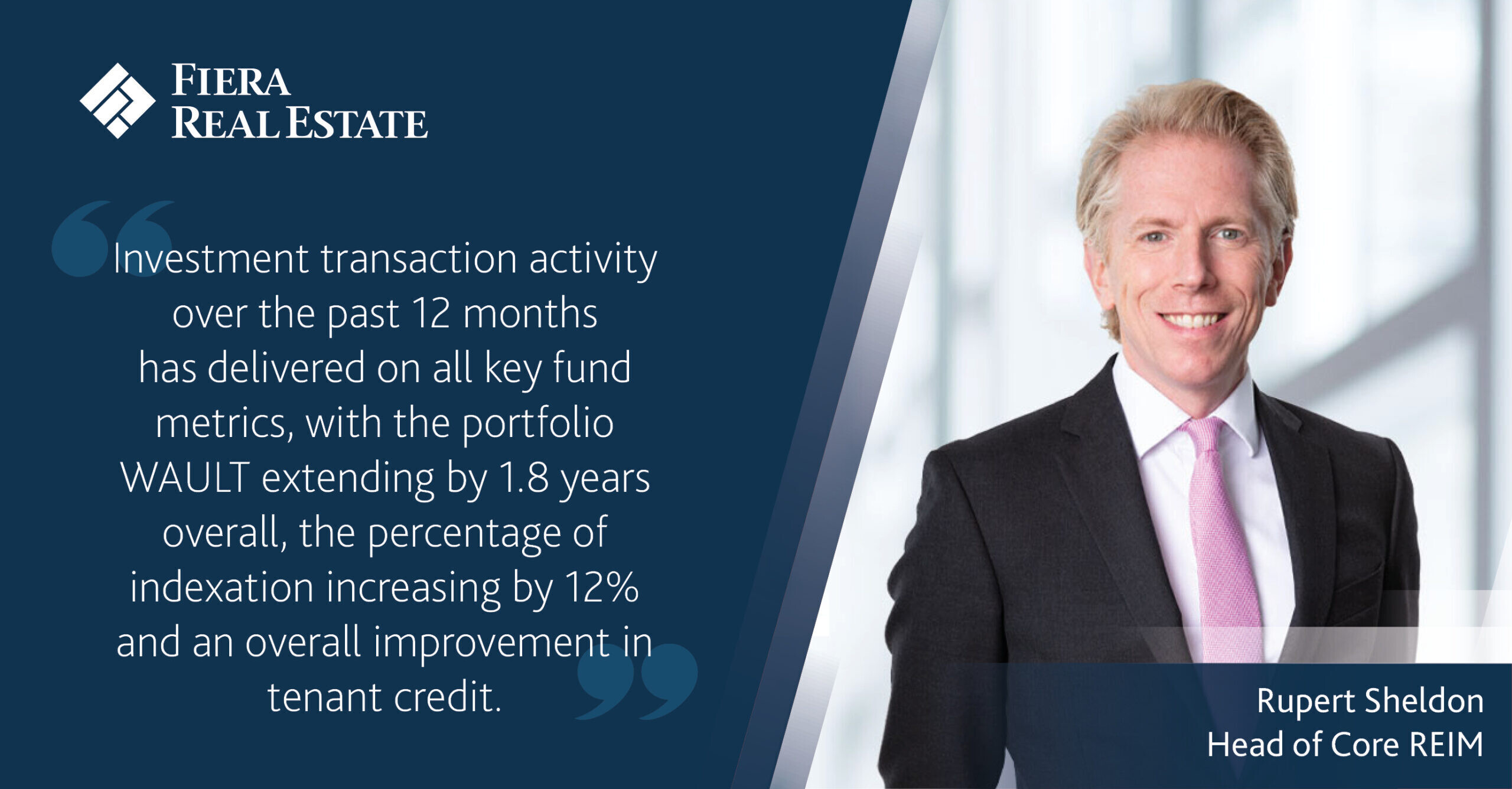 Image for Fiera Real Estate’s long income fund pushes lease duration by successfully disposing of shorter leased assets totalling £25million