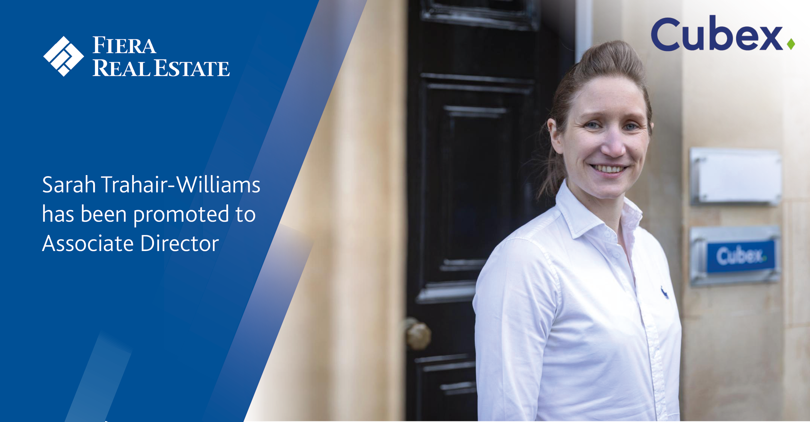 Image for Cubex announces the promotion of Sarah Trahair-Williams to the position of Associate Director