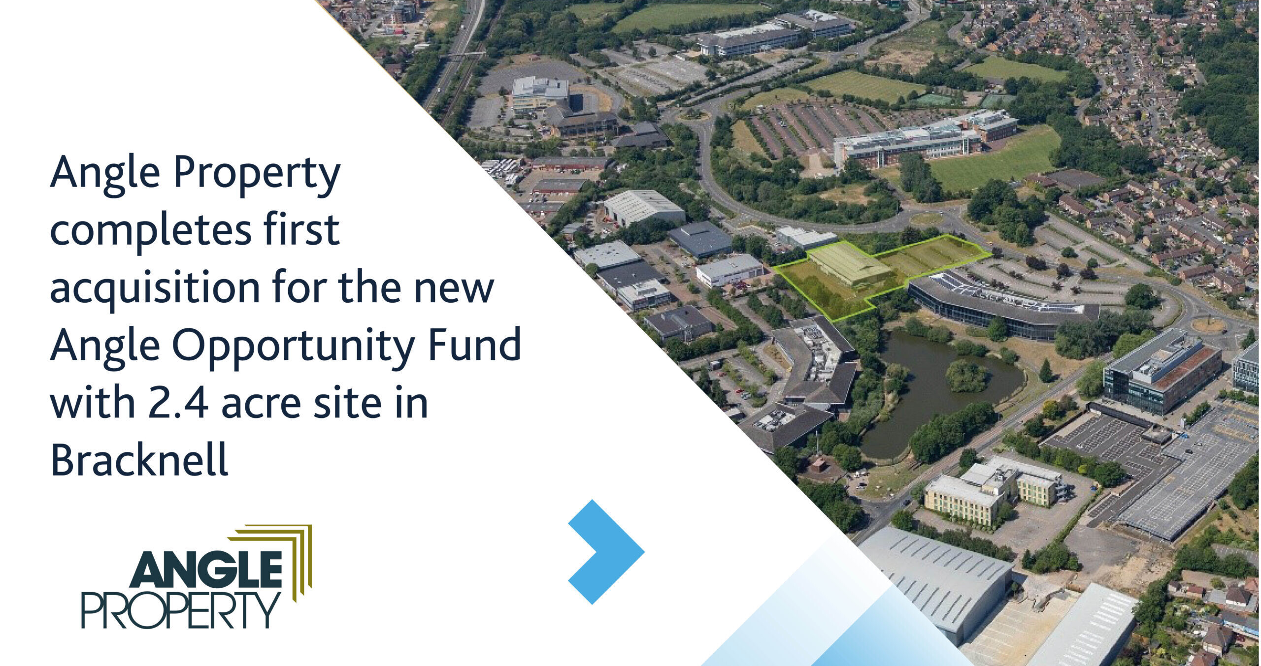 Image for Angle Property completes first acquisition for the new Angle Opportunity Fund with 2.4 acre site in Bracknell