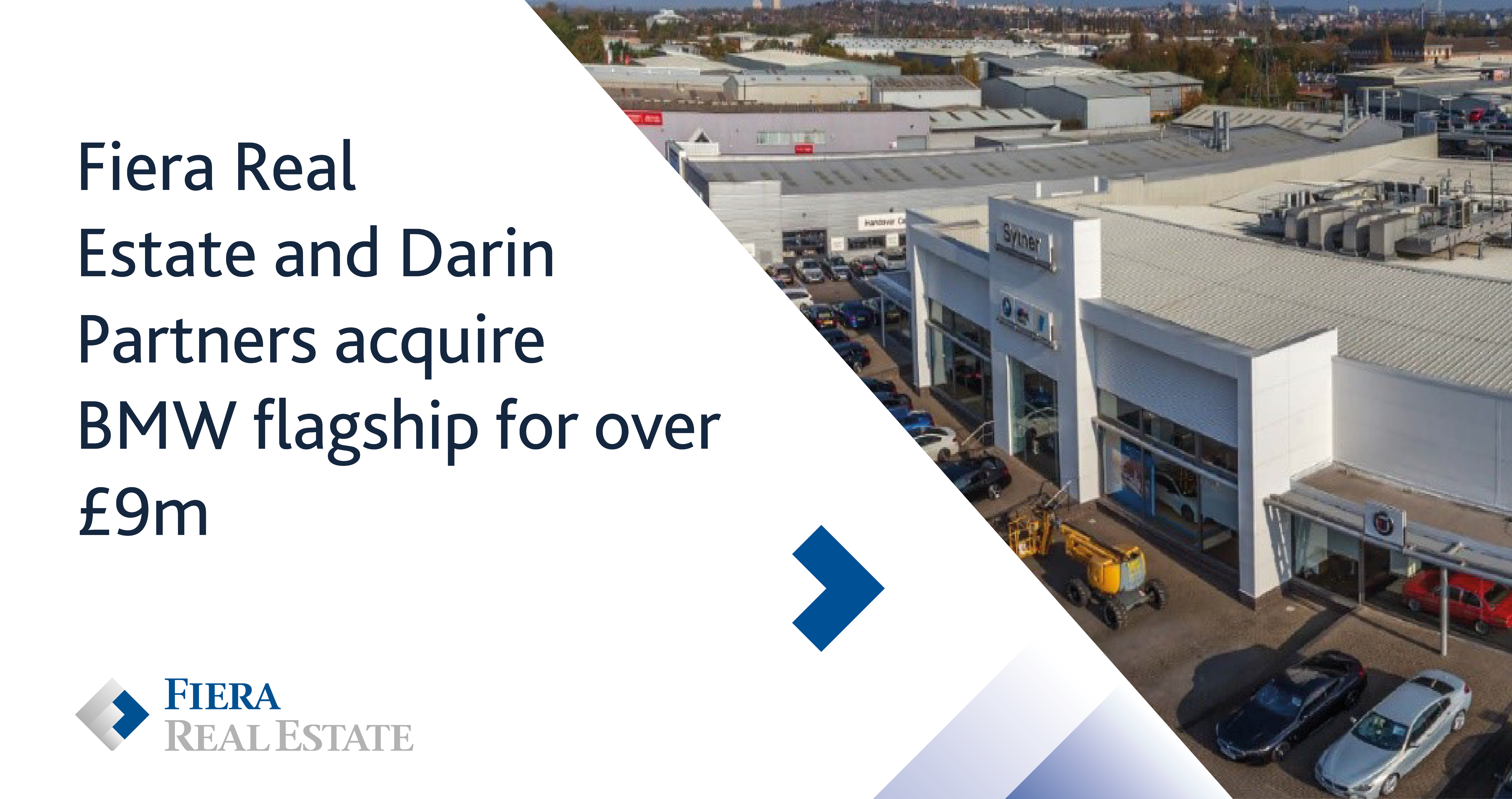 Image for Fiera Real Estate and Darin Partners acquires BMW flagship for over £9m on behalf of GCC investor