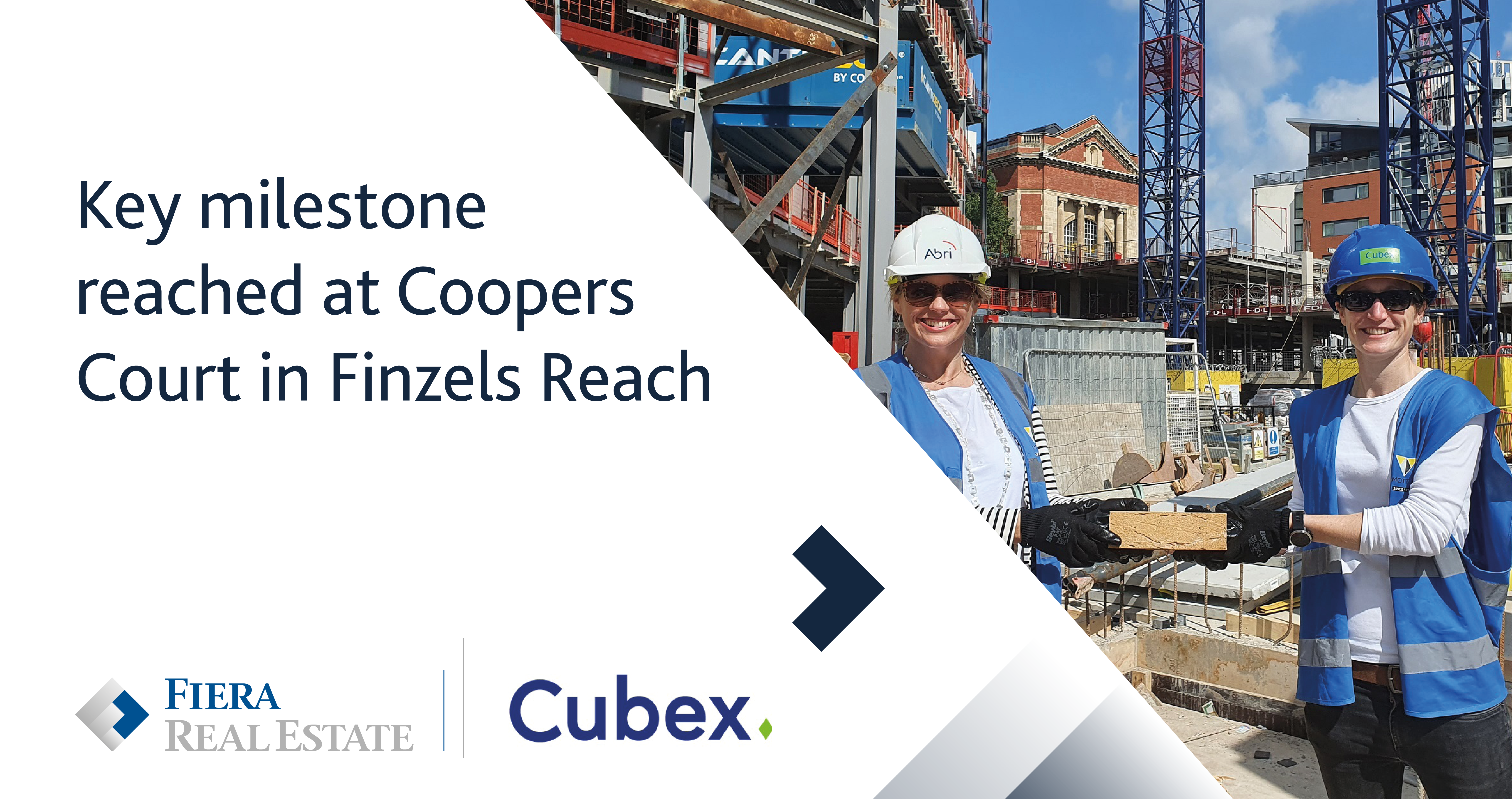 Image for Key milestone reached at Coopers Court in Finzels Reach