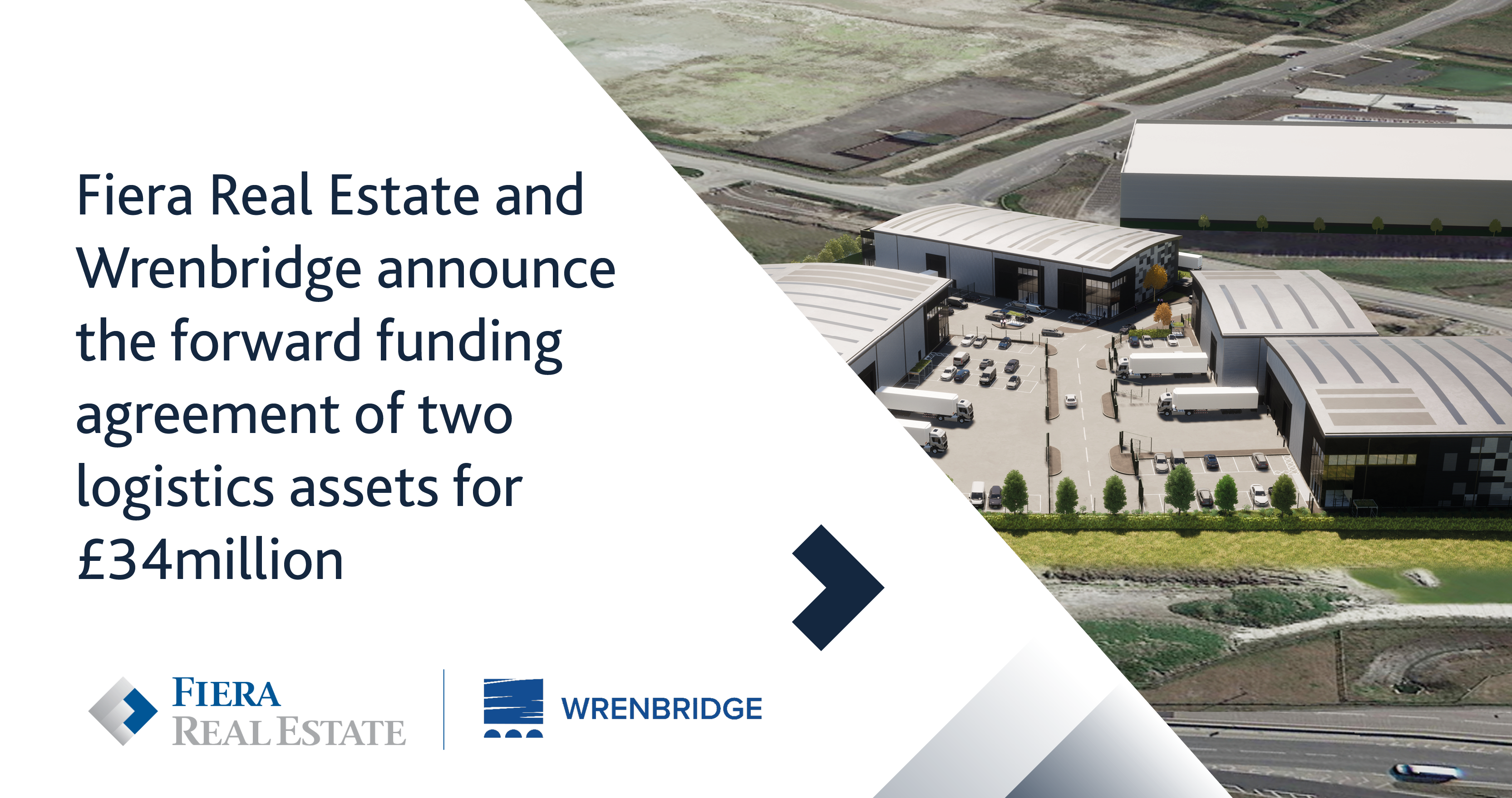 Image for Fiera Real Estate and Wrenbridge announce the forward funding agreement of two logistics assets to IM Properties for £34million