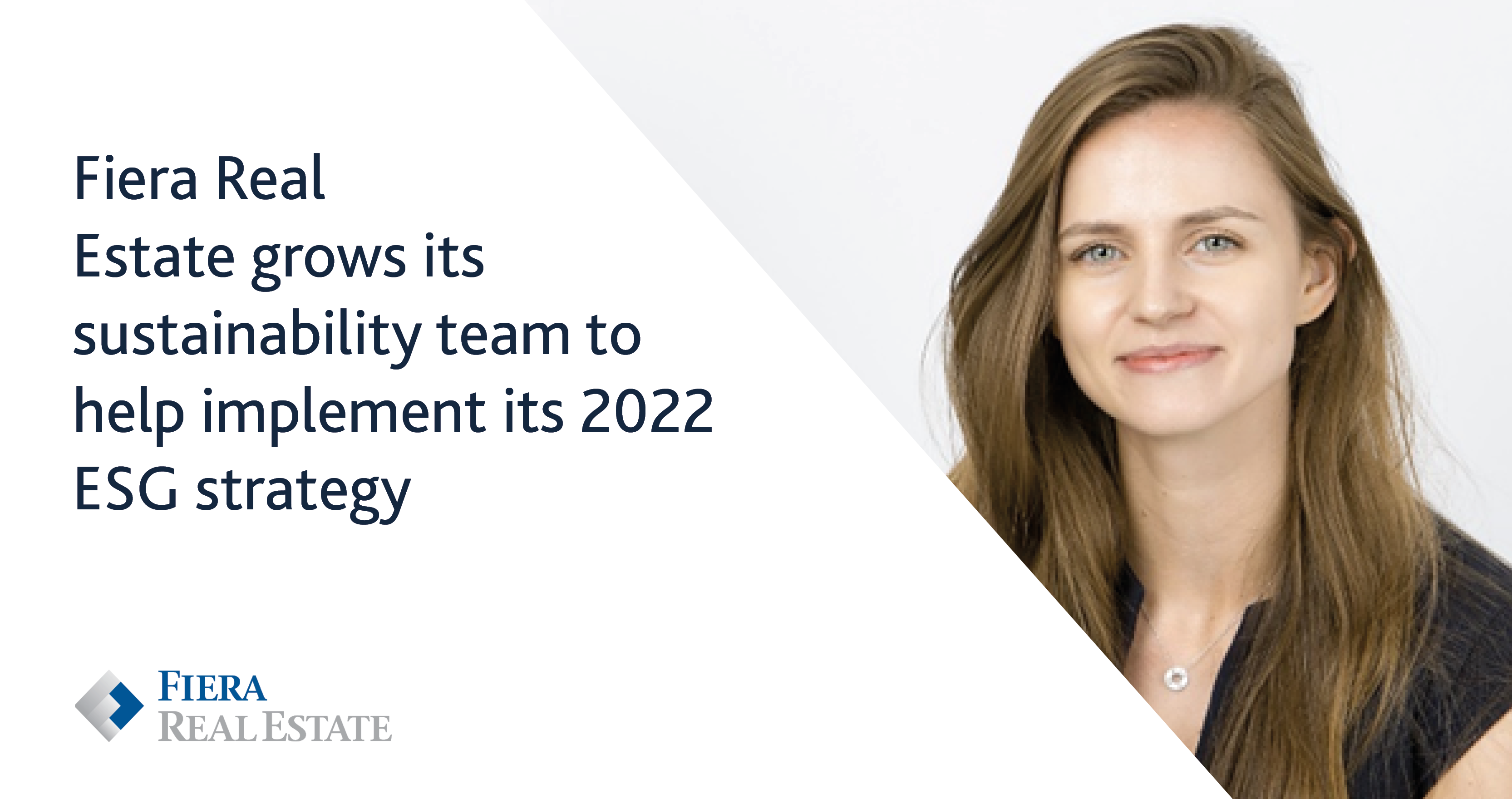 Image for Fiera Real Estate grows its sustainability team to help implement its 2022 ESG strategy