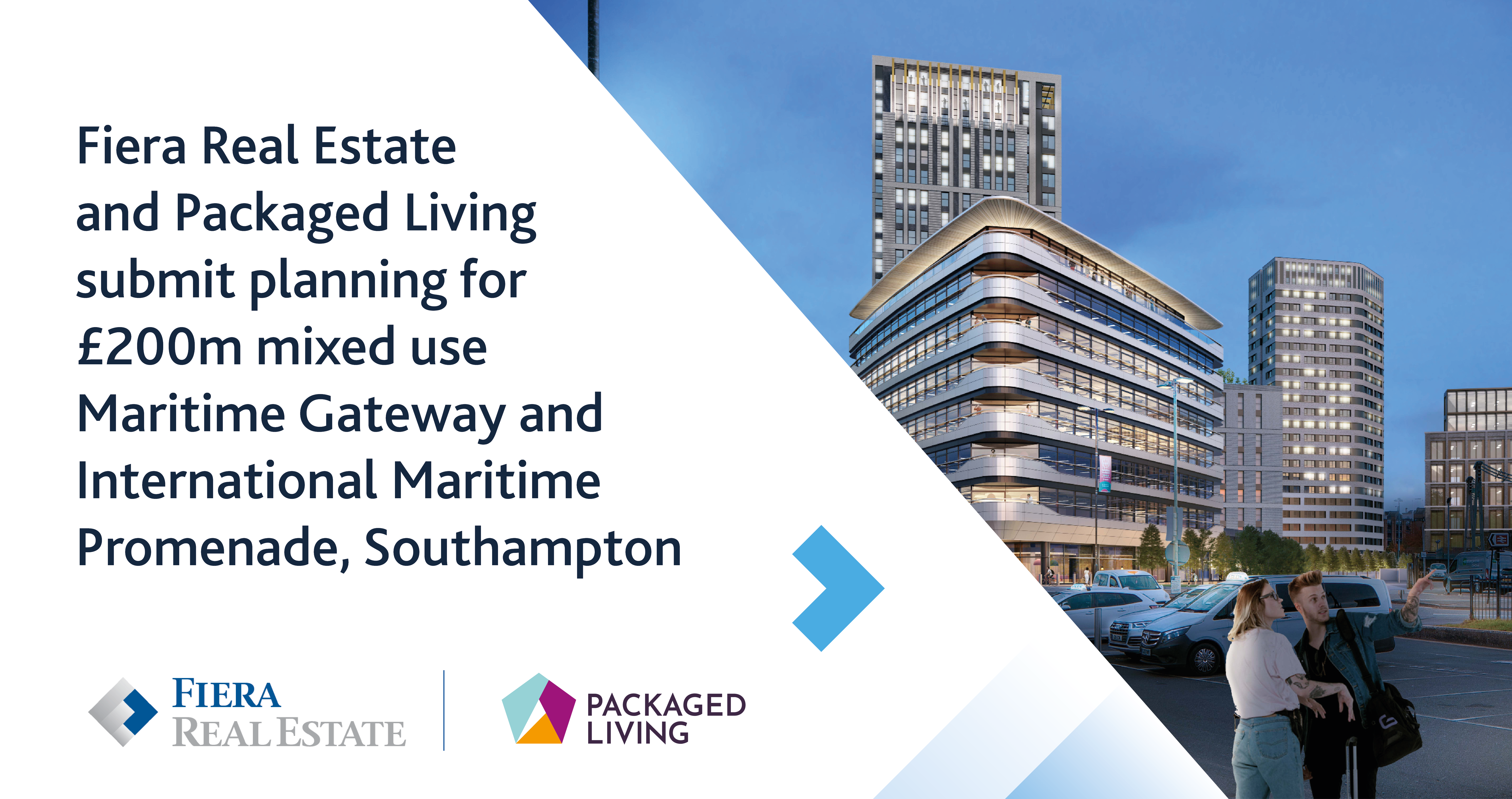 Image for Fiera Real Estate and Packaged Living submit planning for £200m mixed use Maritime Gateway and International Maritime Promenade, Southampton