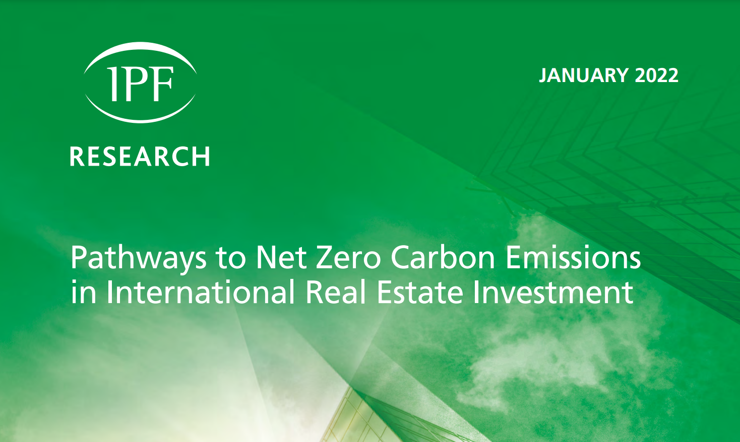 IPF Pathways to NetZero Carbon Emissions in International Real Estate