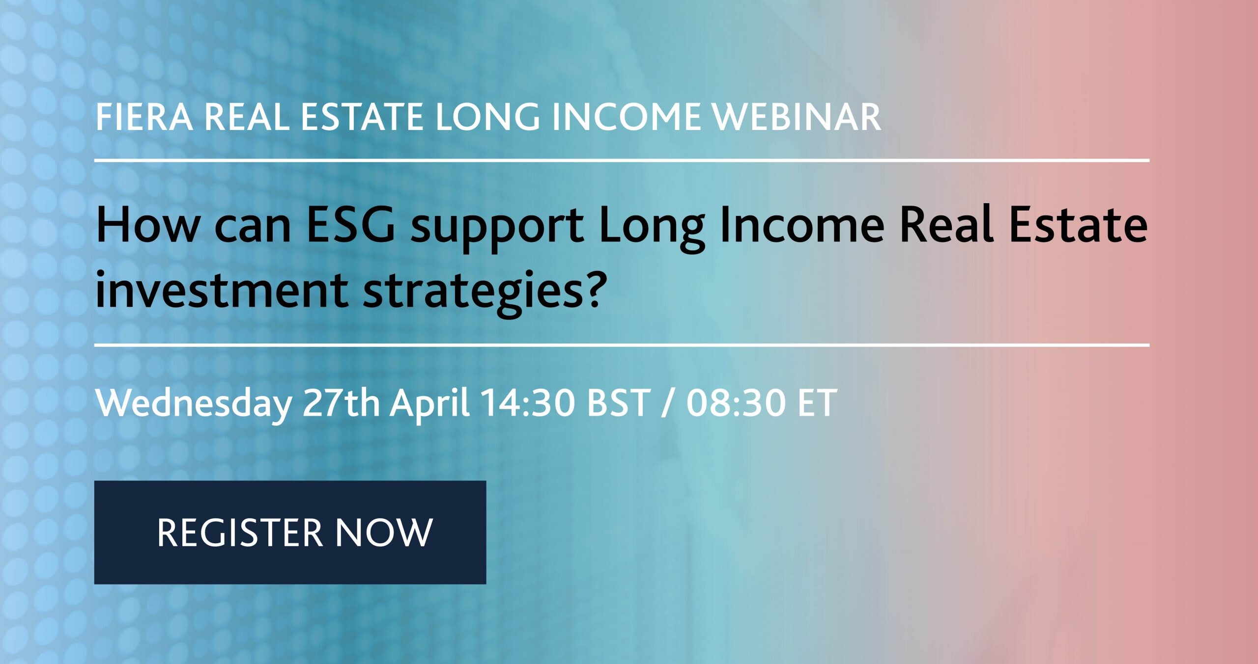 Image for How can ESG support Long Income Real Estate investment strategies?