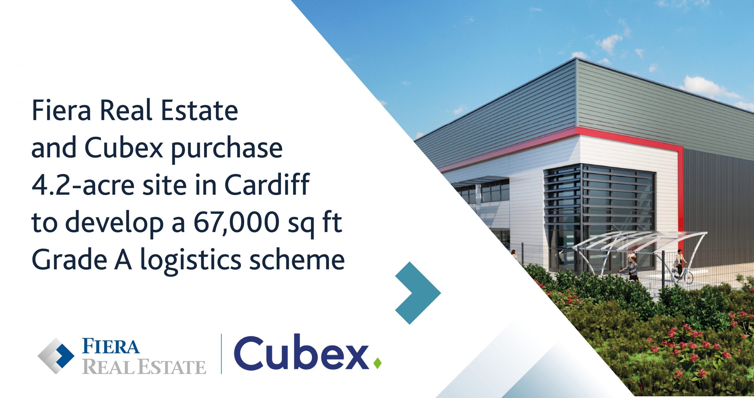 Image for Fiera Real Estate and Cubex purchase 4.2-acre site in Cardiff to develop a 67,000 sq ft Grade A logistics scheme