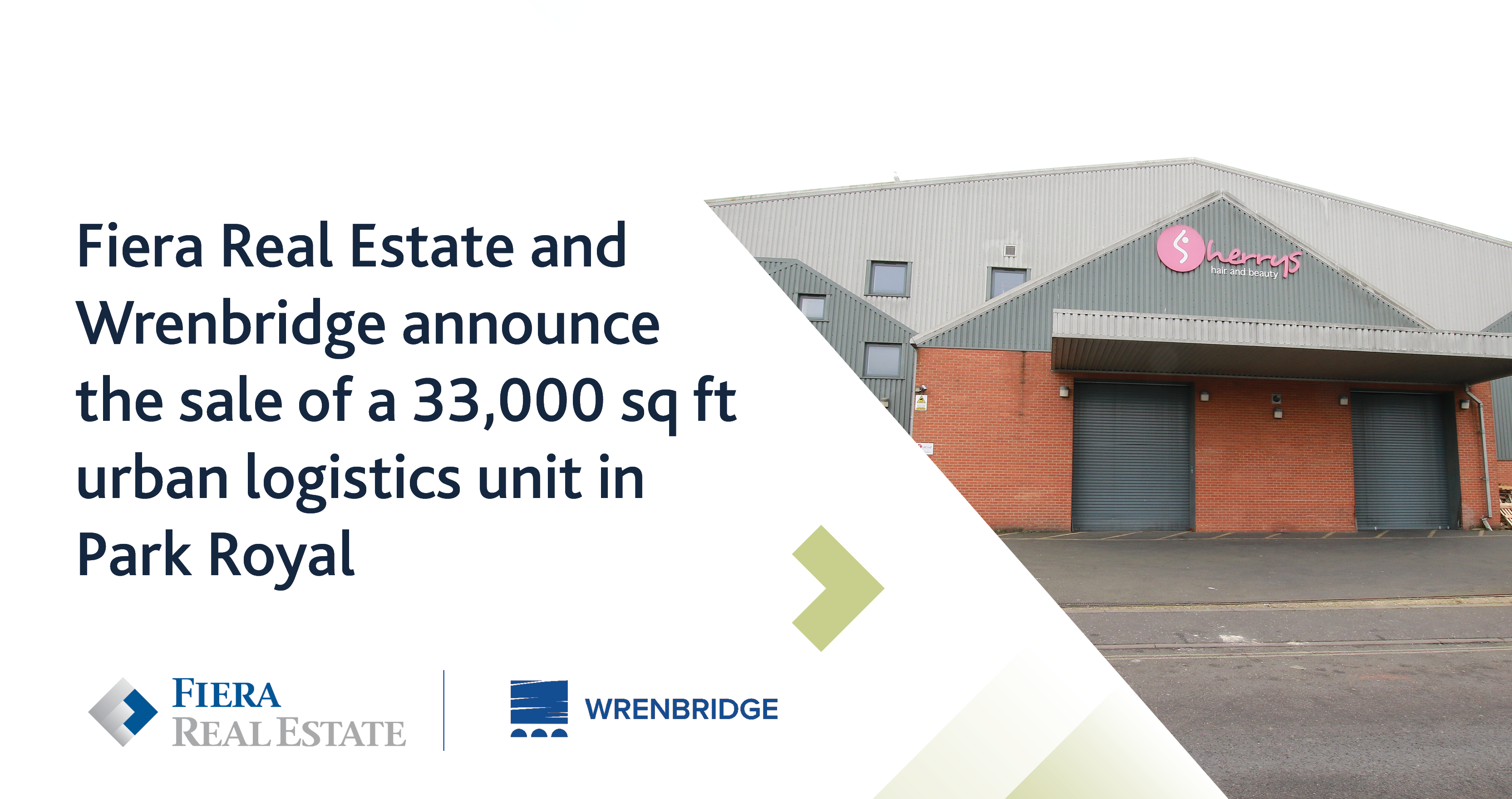 Image for Fiera Real Estate and Wrenbridge announce the sale of a 33,000 sq ft urban logistics unit in Park Royal