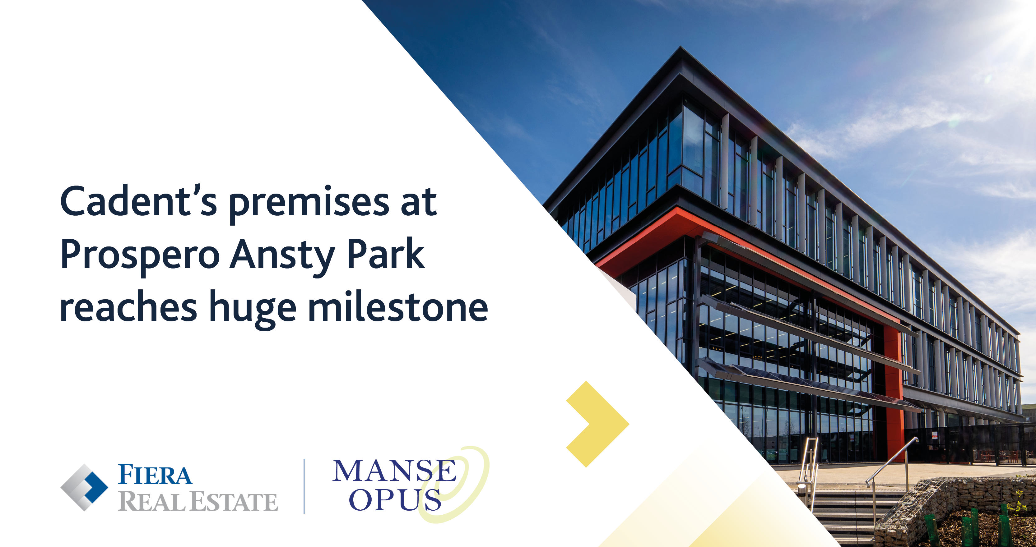 Image for Cadent’s premises at Prospero Ansty Park reaches huge milestone