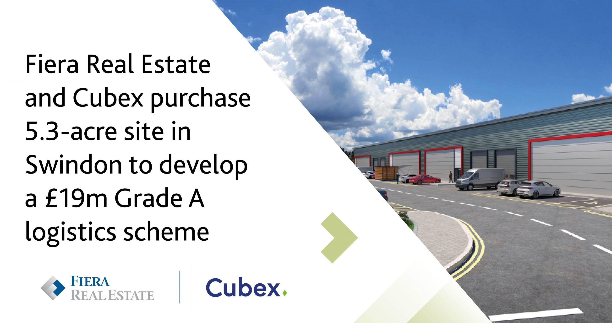 Image for Fiera Real Estate and Cubex purchase 5.3-acre site in Swindon to develop a £19m Grade A logistics scheme