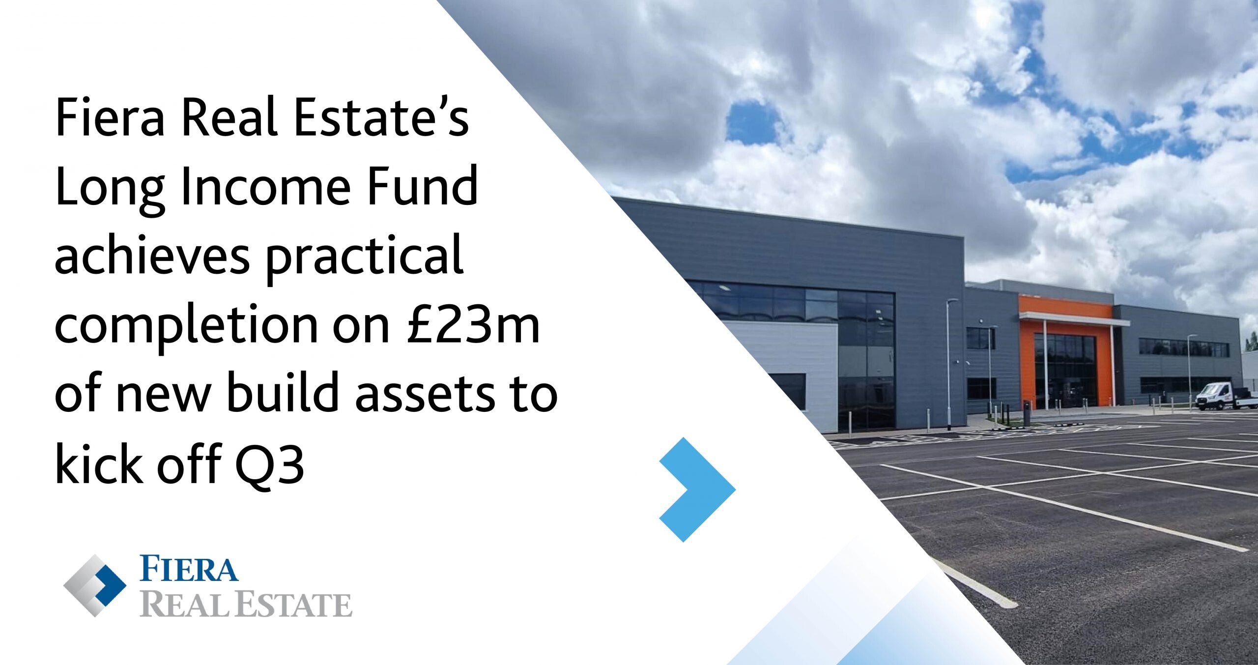 Image for Fiera Real Estate’s Long Income Fund achieves practical completion on £23m of new build assets to kick off Q3