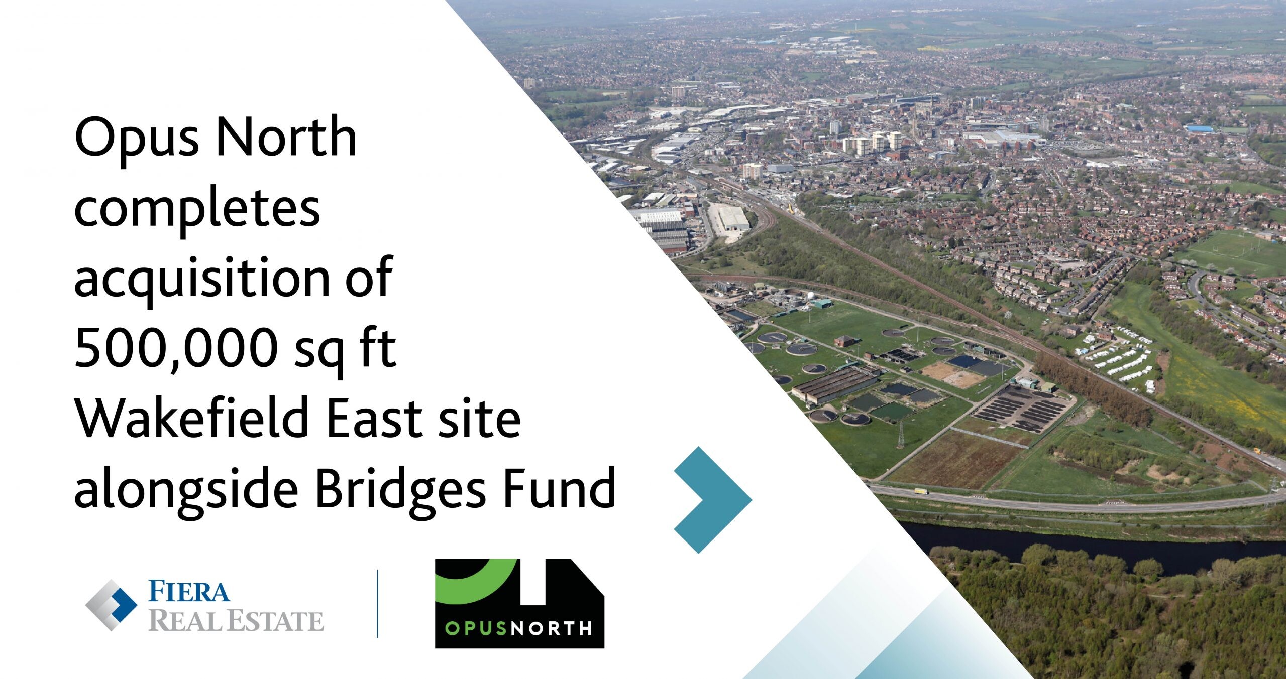 Image for Opus North completes acquisition of 500,000 sq ft Wakefield East site alongside Bridges Fund Management