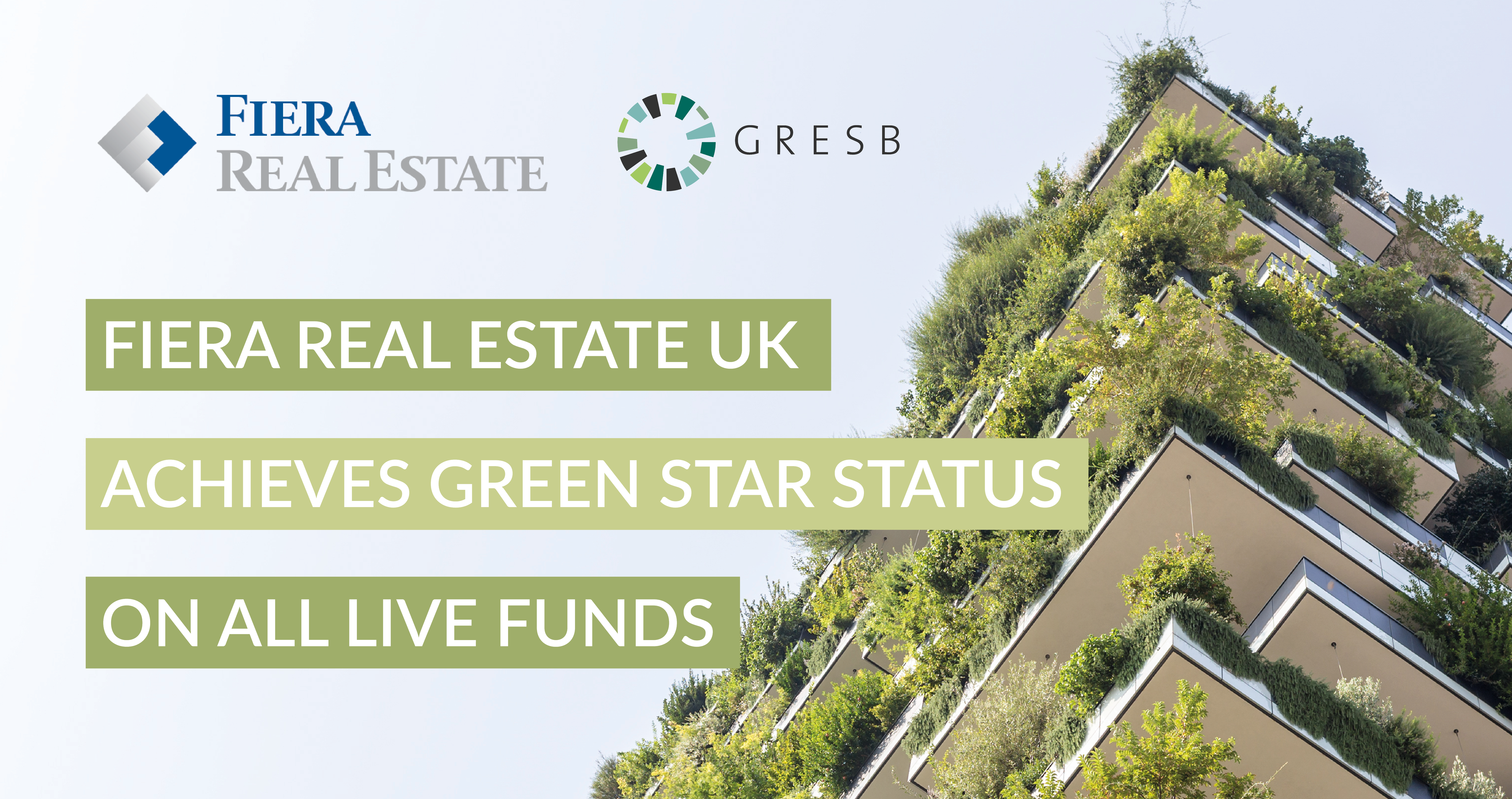 Image for Fiera Real Estate UK announces marketing leading GRESB results
