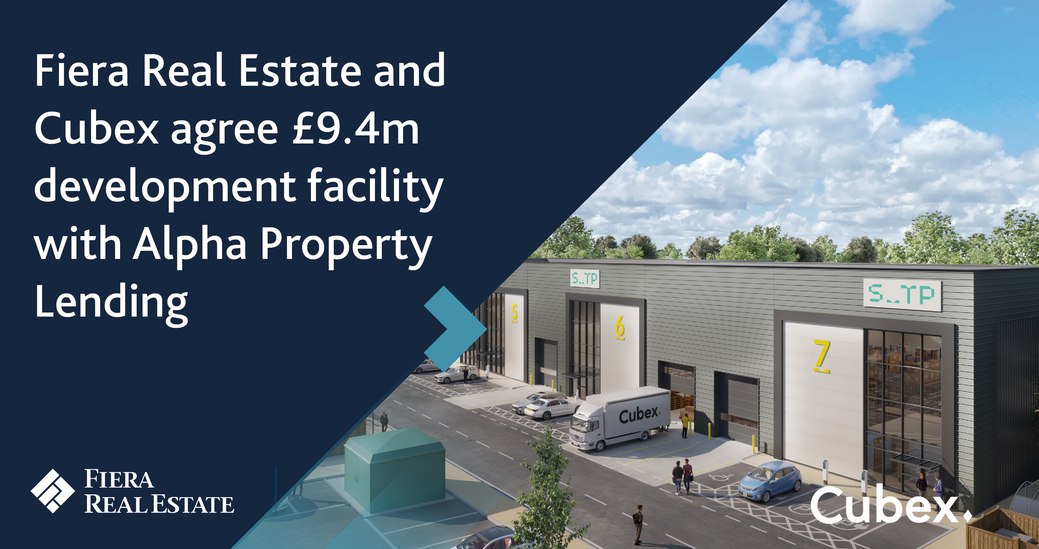 Image for Fiera Real Estate and Cubex agree £9.4m development facility with Alpha Property Lending