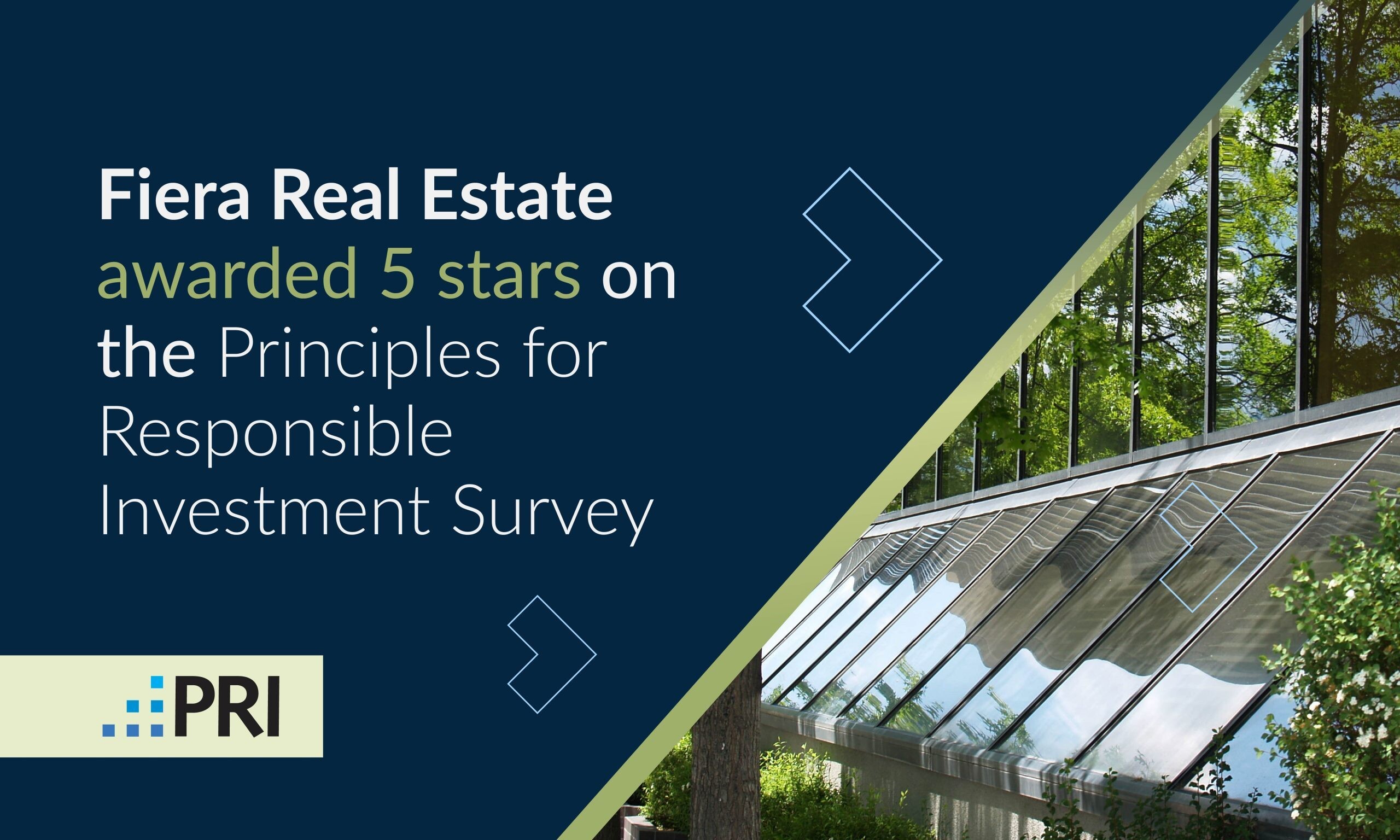 Image for Fiera Real Estate awarded 5 stars on the Principles for Responsible Investment Survey