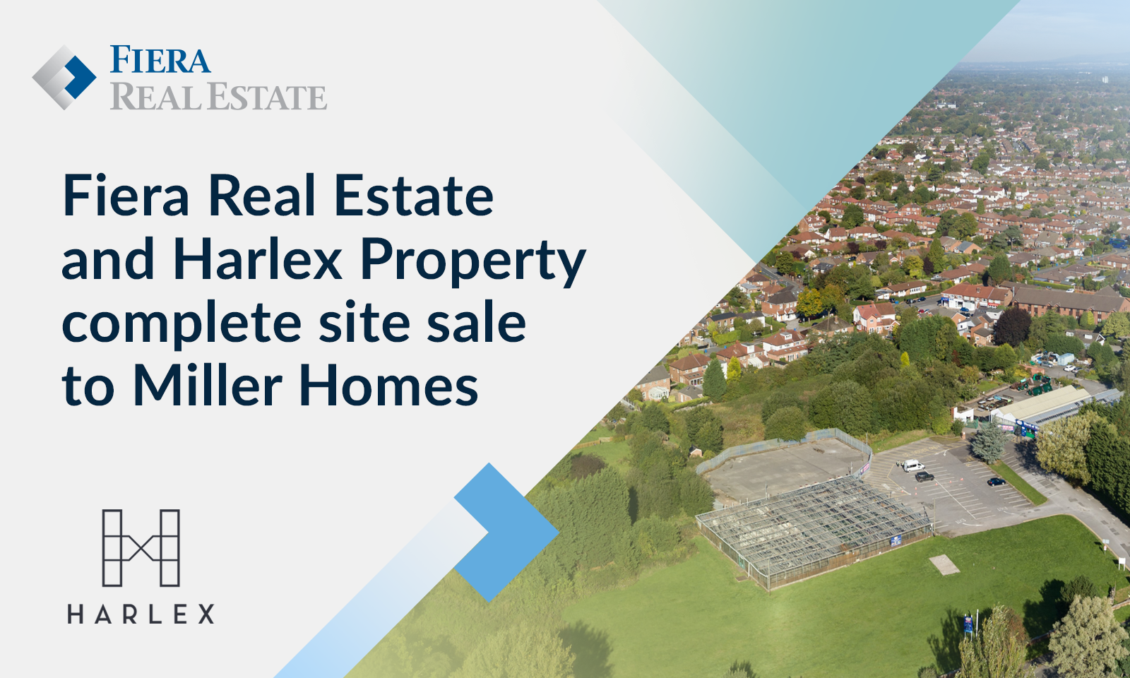 Image for Fiera Real Estate and Harlex Property complete site sale to Miller Homes for over £12m