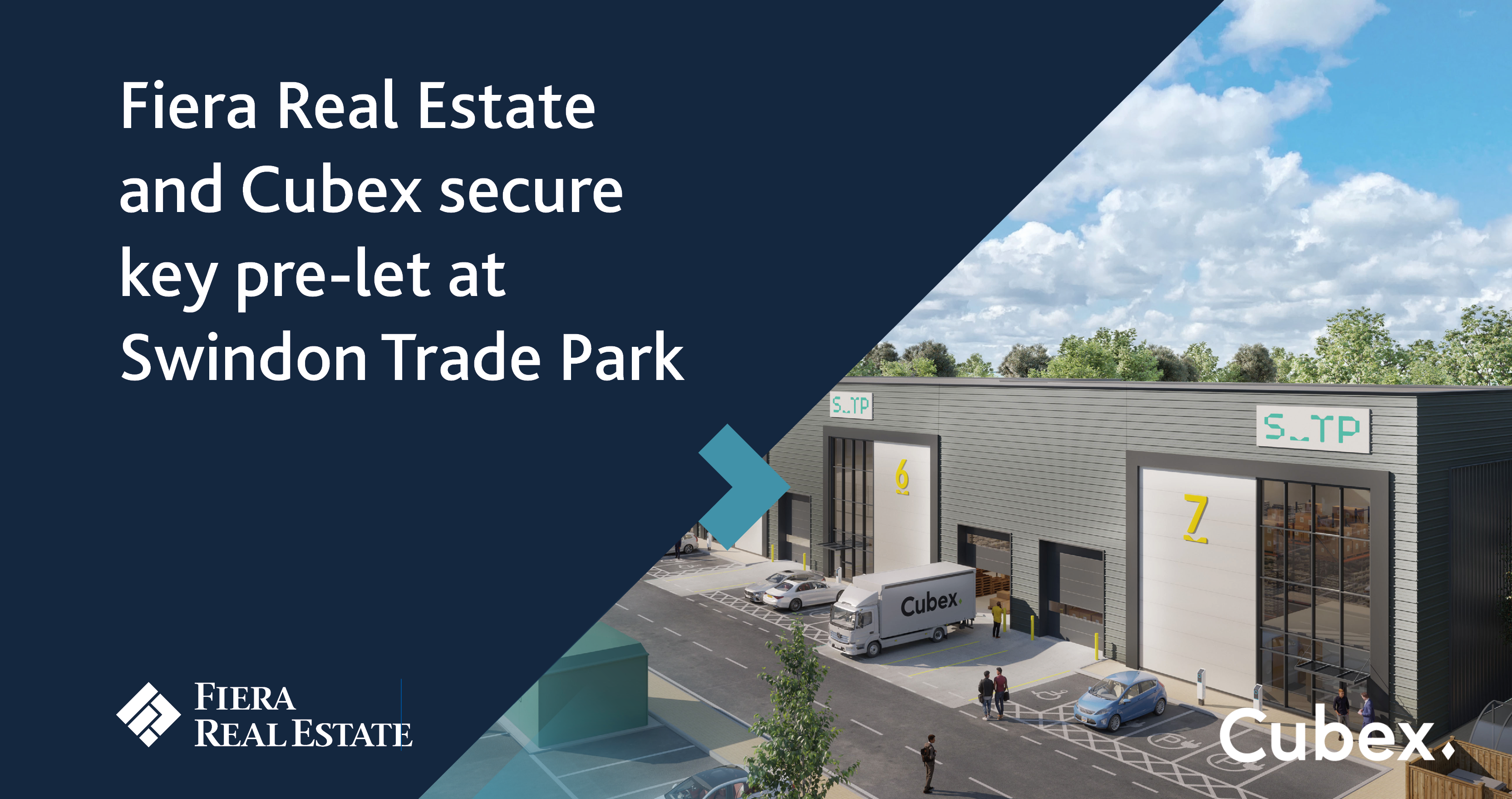 Image for Fiera Real Estate and Cubex secure key pre-let at Swindon Trade Park